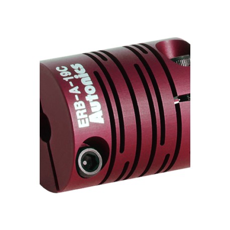 ERB-A-19C-06/06 Cople radial flexible doble de aluminio Ø06/06mm