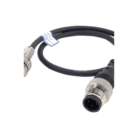 PRW08-2DP Sensor inductivo M08 SN 2mm No rasante 24VCD PNP NA T/cable conector