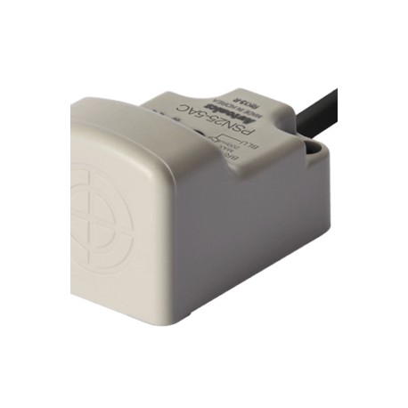 PSN25-5AC Sensor inductivo rectangular ND 25mm SN 5mm 2H 24VCD NC D/frontal