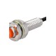 PRL08-2DP Sensor inductivo largo M08 SN 2mm No rasante 3 hilos 24VCD PNP NA