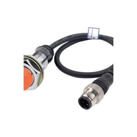 PRW18-8DP Sensor inductivo M18 SN 8mm No rasante 24VCD PNP NC T/cable conector