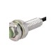 PRL08-2DN Sensor inductivo largo M08 SN 2mm No rasante 3 hilos 24VCD NPN NA