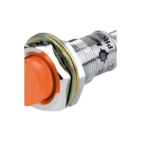 PRCM18-8DP Sensor inductivo M18 SN 8mm No rasante 24VCD PNP NA T/conector IP67