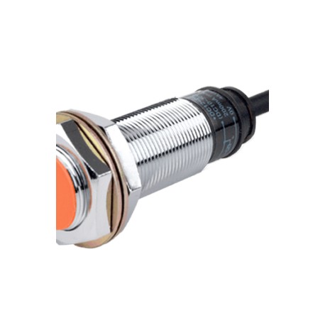 PR18-5DP Sensor inductivo M18 Sensado 5mm Rasante 3 hilos 24VCD PNP NA IP67