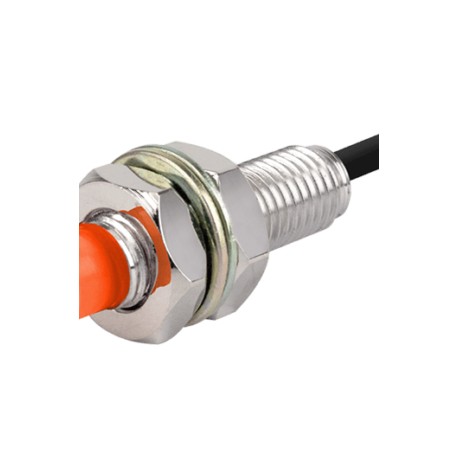 PR08-2DP2 Sensor inductivo M08 Sensado 2mm No rasante 3 hilos 24VCD PNP NC IP67