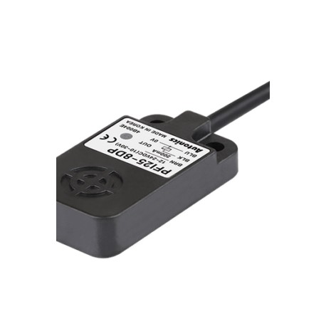 PFI25-8DP Sensor inductivo rectangular cuerpo plano 25mm SN 8mm 3H 24VCD PNP NA