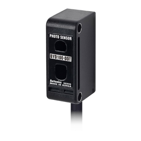 BYD100-DDT Sensor fotoeléctrico compacto Dif-Reflectivo 100mm 24VCD NPN