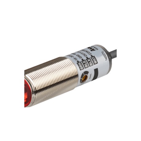 BRQM400-DDTA Sensor fotoeléctrico latón M18 Dif-Reflectivo 400mm 24VCD NPN