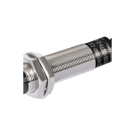BR200-DDTN-C-P Sensor fotoeléctrico latón M18 reflectivo HE 200mm 24VCD PNP C/Co