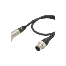 PRDW12-4DP Sensor inductivo M12 SN Ext 4mm Rasante 24VCD PNP NA T/cable conector