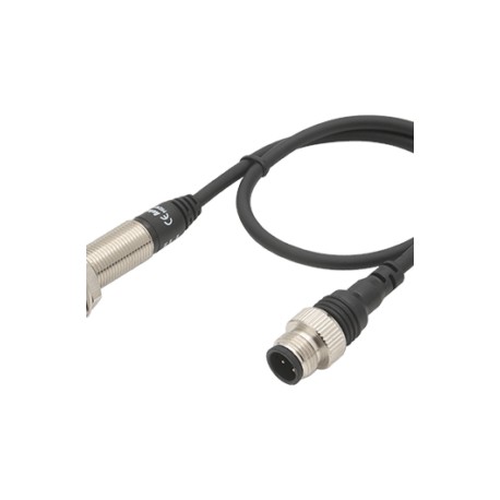 PRDW12-4DP Sensor inductivo M12 SN Ext 4mm Rasante 24VCD PNP NA T/cable conector