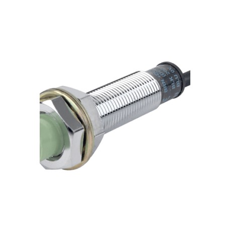PRL12-2DP Sensor inductivo largo M12 SN 2mm Rasante 3 hilos 24VCD PNP NA