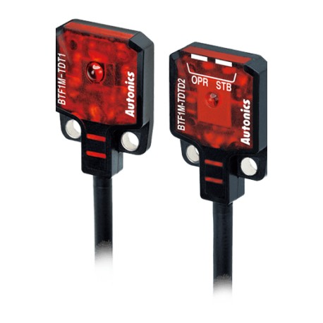 BTF1M-TDTD Sensor fotoeléctrico plano Barrera 1m 24VCD NPN
