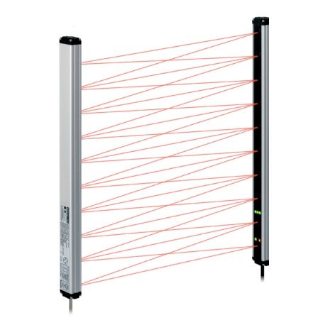 BWC40-04H SENSOR DE ÁREA TIPO HAZ CRUZADO PASO DE 40MM 4HACES 120MM 12-24VCA NPN