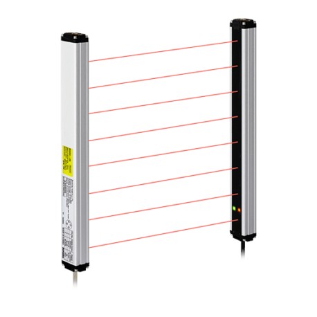 BW20-12P SENSOR DE ÁREA TIPO BARRERA PASO DE 20MM 12HACES 220MM 12-24VCA PNP