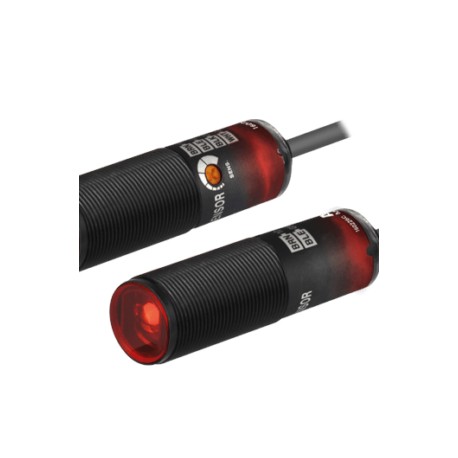 BRQP5M-TDTA Sensor fotoeléctrico plástico M18 Barrera 5m 24VCD NPN