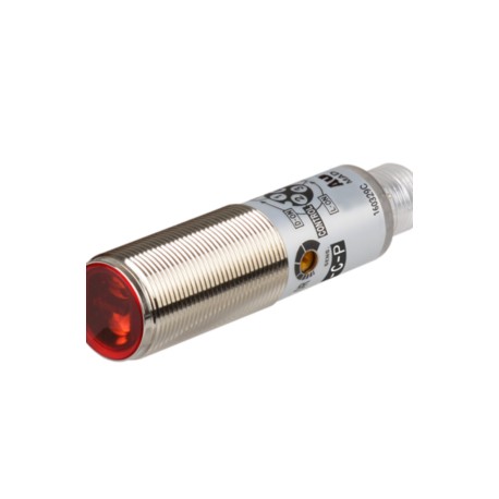 BRQM100-DDTA Sensor fotoeléctrico latón M18 Dif-Reflectivo 100mm 24VCD NPN