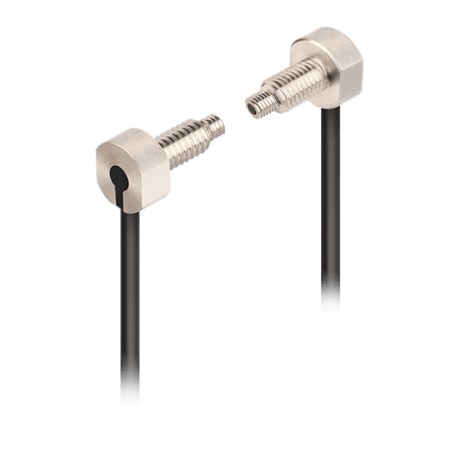 FTR-410-10R Fibra óptica plástico flexible barrera M4 460mm 1m Diseño 90°